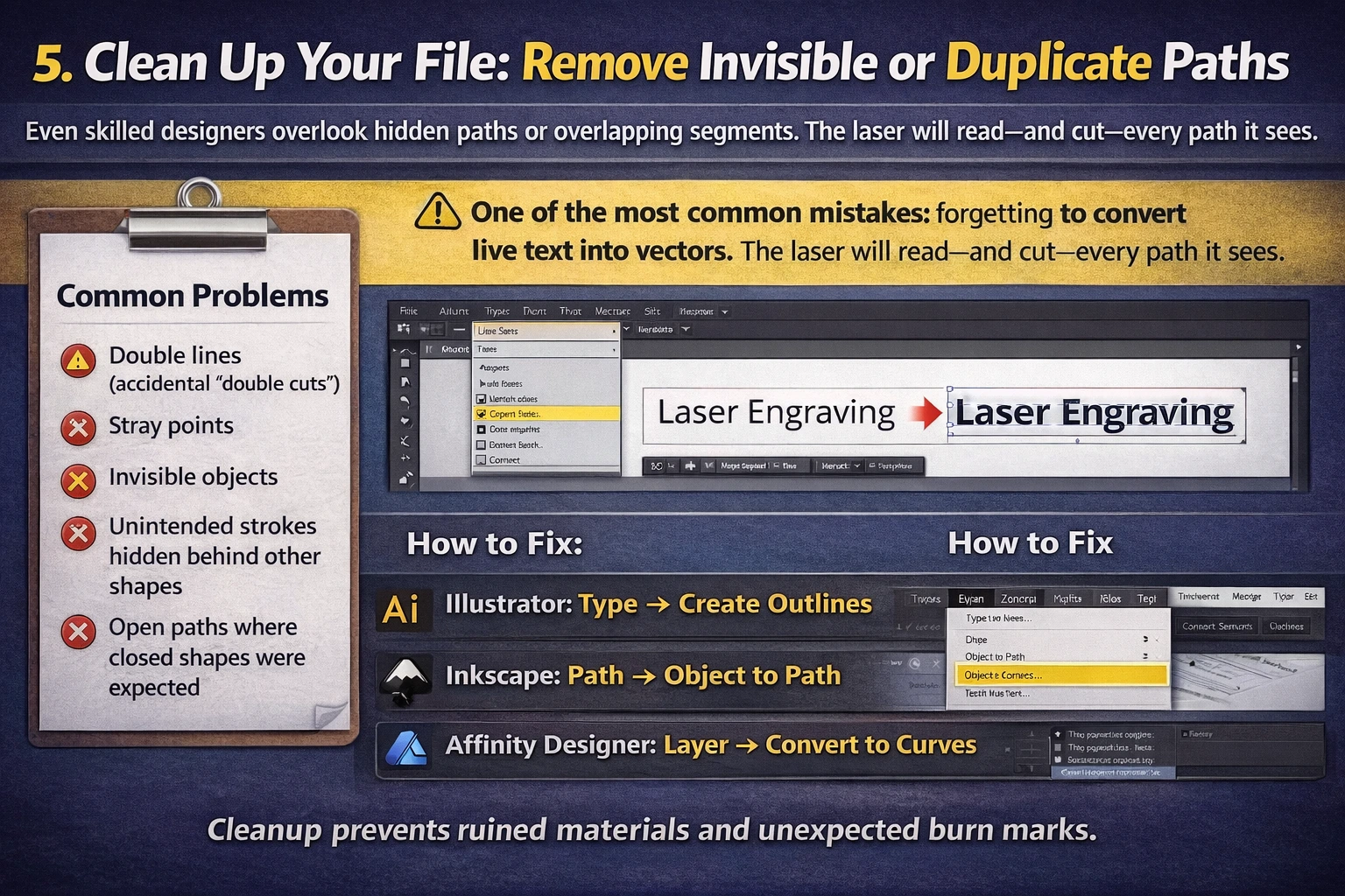 Clean Up Your File: Remove Invisible or Duplicate Paths